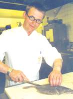 Detlev Ueter, Küchenchef des Schlossrestaurants